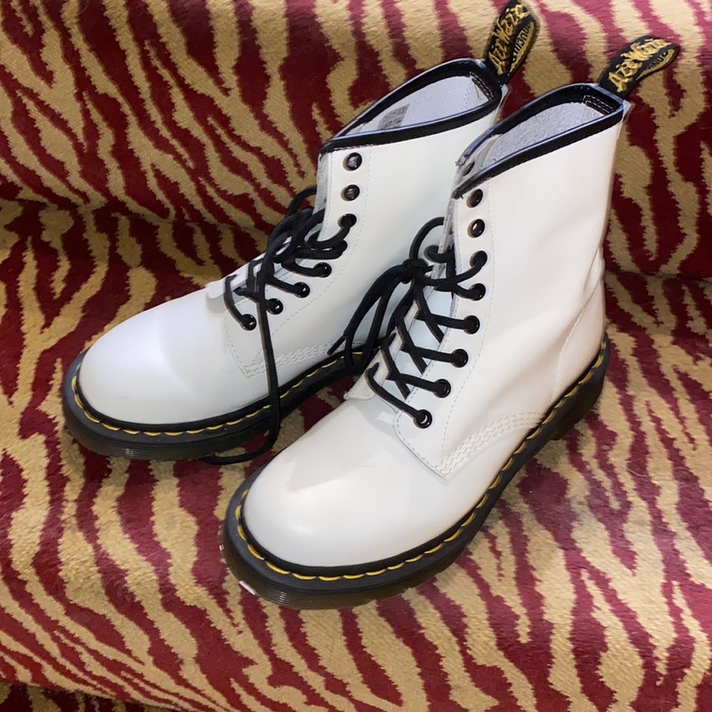 White Dr. Martens